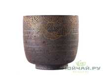 Пиала # 24984 керамика ручная роспись дровяной обжиг 80 мл
