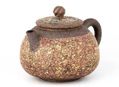 Чайник # 33828 дровяной обжиг керамика Дэхуа 235 мл